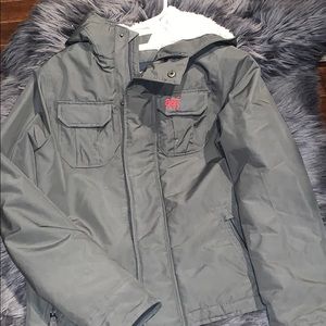 Abercrombie & Fitch Gray Kids Puffer Jacket